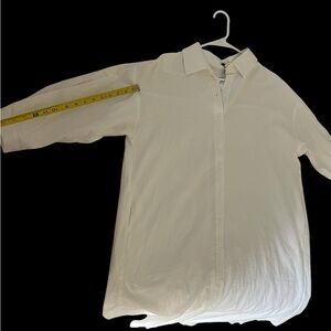 Cotton Button-Up Shirt Dress